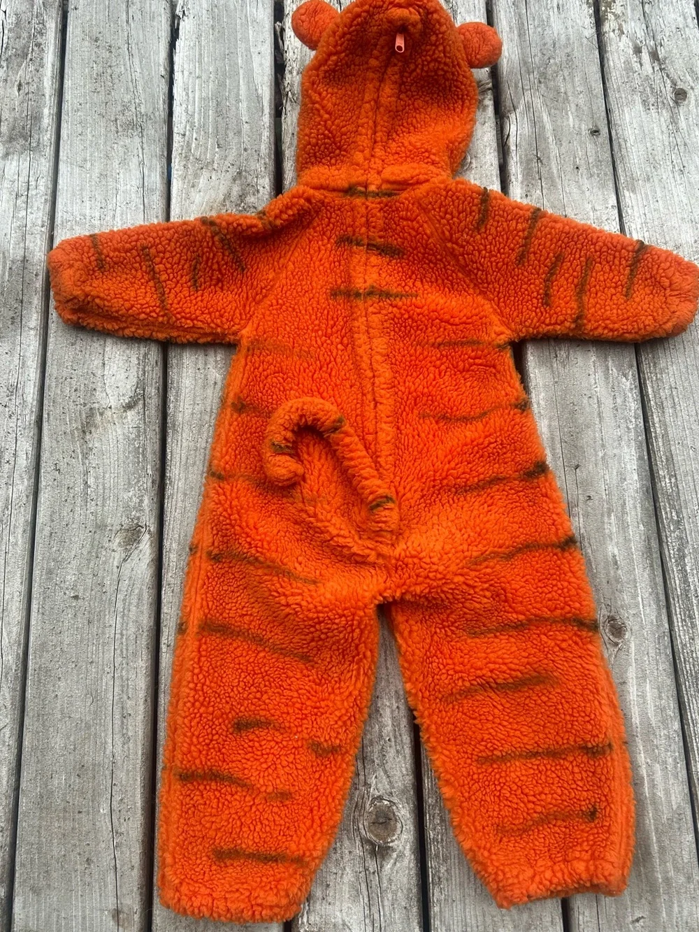 Vintage Disney Store Winnie The Pooh Tigger Costume Baby Bodysuit 90s 12-18m